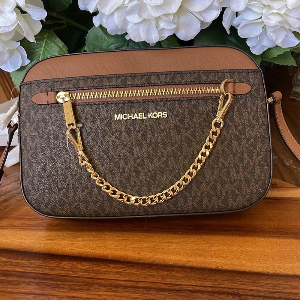Micheal kors Jet Set Large Logo Crossbody Bag
